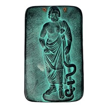 Asclepius God of Medicine Ancient Greek Ceramic Tile Wall Relief Décor - $688.13 MXN