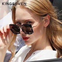 Genuine KINGSEVEN Women&#39;s Glasses Luxury Brand Design Sunglasses Gradient - £21.75 GBP
