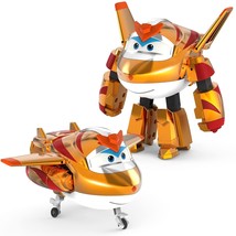Super Wings 5&quot; Transforming Golden Boy Airplane Toys, Vehicle Action Figure, Sup - £30.80 GBP
