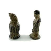 Japanese People Figurines Lot of Two Ceramic Vintage  - £12.87 GBP
