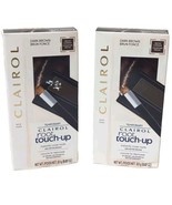 2 x Clairol Temporary ROOT TOUCH UP Concealing Hair POWDER Dark Brown - £15.12 GBP