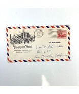 Davenport Hotel Spokane WA 1930s/40s Advertising Envelope w/1954 Postmark - £6.85 GBP
