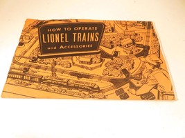LIONEL TRAINS POST-WAR  1953 INSTRUCTION BOOKLET - FAIR- M66 - $79.67 MXN