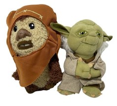 Star Wars Yoda and Ewok 7.5 in  Plush Set of 2 - £11.68 GBP