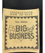 Vintage 1936 Transogram Big Business game incomplete - $10.00