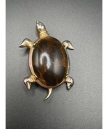 Trifari Turtle Brooch Gold Tone - £48.76 GBP