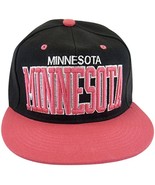 Minnesota Men&#39;s Snapback Baseball Cap (Black/Pink) - £11.95 GBP