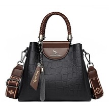 Casual Tote Sac Fashion Pattern PU Leather Female Handbags Brand Designer Large  - £46.35 GBP