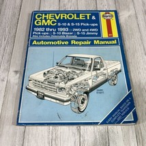 Haynes 1982-1993 Chevy Chevrolet S-10 GMC S-15 Truck Service Repair Manual - $9.69