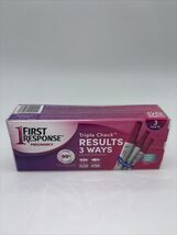 First Response Triple Check Pregnancy Test Kit 3 Tests Early Digital Rap... - $13.76