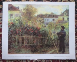 Pierre Auguste Renoir - Monet Painting In His Garden - Laminated Art Print - £46.69 GBP