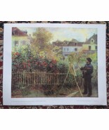 Pierre Auguste Renoir - Monet Painting In His Garden - Laminated Art Print - $79.70 CAD