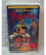 Walt Disney 60th Anniversary Edition PINOCCHIO CLASSIC VHS VIDEO NEW SHR... - £15.58 GBP