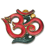 Exotic Wall Decor Yoga Studio Beautiful Wooden Carved OM Sanskrit Yoga S... - $82.04 CAD