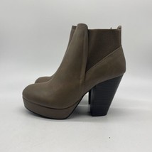 WILD DIVA Round Toe Women’s Brown Heel Boots Size 7.5 - £14.76 GBP