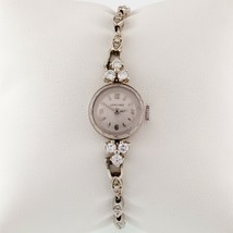 Longines 14k White Gold Women's Dress Hand-Winding Watch w/ Diamonds - $1,680.05
