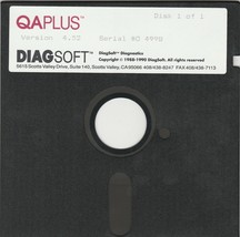 QAPlus by DiagSoft Diagnostics Version 4.52 ~ 1990 - $15.84
