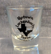 Uptown Luckenbach, Texas Shot Glass - Souvenir - Used - £8.02 GBP