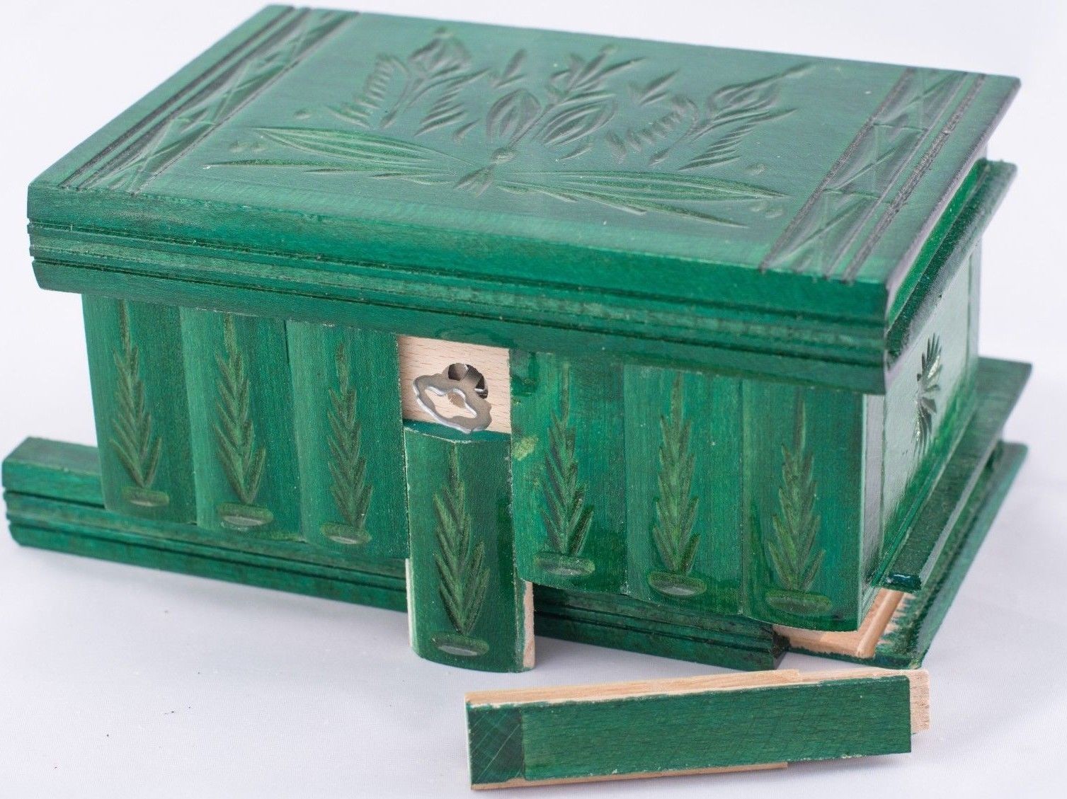 Stash Safe Hidden weed secret wood Rolling Box, grinder grass leaf rizla smoking - $50.49