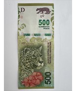 ARGENTINA 500 PESOS - 2016 -USA SELLER - $12.21 CAD