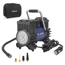 Stealth Portable Air Compressor Tire Inflator - 12V DC Digital Pump with... - $76.57