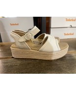 TIMBERLAND WOMEN&#39;S SANTORINI SUN BACKSTRAP SANDAL NATURAL FULL GRAIN A41... - $123.46 CAD