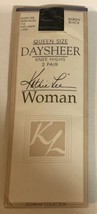 Kathie Lee Woman Daysheer Queen Size Knee Highs Pantyhose  Reinforced To... - $8.90