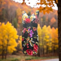 Forever 21 Vibrant Floral Sleeveless Cocktail Dress Bold Blooms Chic Siz... - $29.70