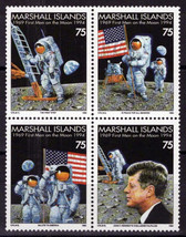 ZAYIX Marshall Islands 586a MNH Space Astronauts Moon J.F. Kennedy 100323S166M - £3.59 GBP