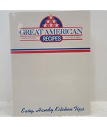 VINTAGE GREAT AMERICAN RECIPES COOKBOOK - EASY HANDY KITCHEN TIPS - 88 C... - $19.79