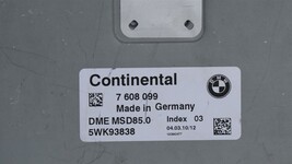 BMW N63 4.4L F01 F10 550 750 Engine Control Module Ecu Ecm Pcm 7608099 image 5