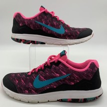 Nike Women&#39;s Flex Experience RN 4 749177-603 Black Pink Running Shoes Si... - $20.57