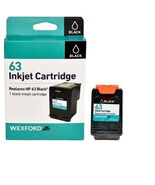 Wexford 63 Inkjet cartridger Relaces HP 63 Black  1 - $289.32 MXN