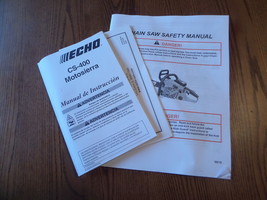 Echo Cs 400 Chainsaw Owners Manual Oem - £6.25 GBP