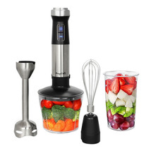 MegaChef 4 in 1 Multipurpose Immersion Hand Blender With Speed Control a... - £60.85 GBP