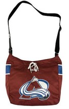 Colorado Avalanche NHL MVP Jersey Messenger Tote Bag Purse Case Littlearth - $373.45 MXN