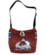 Colorado Avalanche NHL MVP Jersey Messenger Tote Bag Purse Case Littlearth - $27.48 CAD