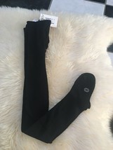 NWT 100% AUTH Gucci Kids Tights Deletta J In Black 392689 GG Logo  - $158.00