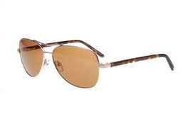 NEW SU2C Yellow Gold &amp; Tortoise Aviator SURVIVOR Sunglasses 57mm with Case - $49.45