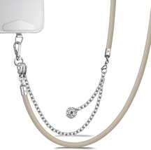 2 In 1 Adjustable Phone Lanyard Crossbody Phone Chain And Phone Wrist Strap - £13.27 GBP