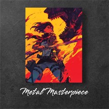 Attack on Titan Mikasa Ackerman Alumin Wall Decor Metal Art Canva Poster... - $13.63 CAD+