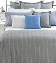 Ralph Lauren Jermyn Street Gray Stripe Pillow Sham Standard Discontinued New - $44.43