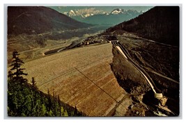 Mica Dam Revelstoke British Columbia Canada UNP Chrome Postrcard P28 - £2.33 GBP