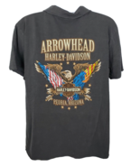 Harley-Davidson Arrowhead Peoria Arizona Eagle Distressed Polo Shirt Siz... - £20.69 GBP