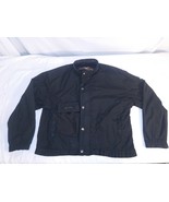 HARLEY-DAVIDSON Motorcycles REFLECTIVE BLACK WIND JACKET WITH CORDUROY C... - €51,94 EUR