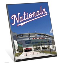 MLB Washington Nationals Stadium Premium 8&quot; x 10&quot; Solid Wood Easel Sign - £7.92 GBP