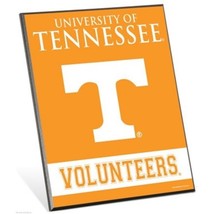 University of Tennessee Volunteers Logo Premium 8&quot; x 10&quot; Solid Wood Easel Sign - £7.82 GBP
