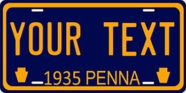 Pennsylvania 1935 Personalized Tag Vehicle Car Auto License Plate - £13.16 GBP