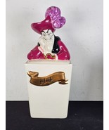 Disney Villains Cookie Canister Jar Captain Hook Evil - Used - $64.30