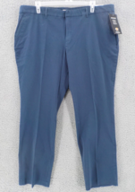 Dickies Womens The Perfect Shape Pant Sz 24W Reg Straight Navyblu 360STRETCH Nwt - £14.11 GBP